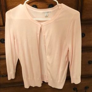 Halogen 3/4 sleeve light sweater